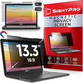 Magnetic Laptop Privacy Screen 13.3 Inch 16:9 - Removable Computer Privacy Filter Shield and Protector