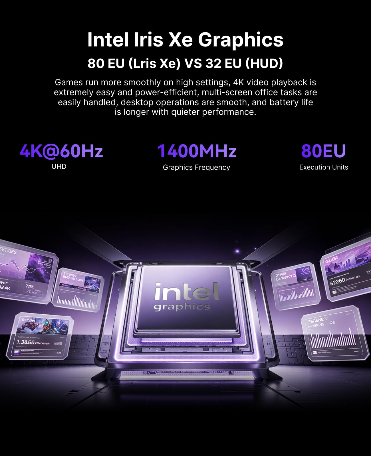 KAMRUI P2 Mini PC Windows 11 Pro, Intel i5-12600H 12 Cores/16 Threads