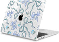 Mektron for 2025 M4 MacBook Air 13.6 Inch A3240 Case Fits 2023 A2681 M2 2024 A3113 M3 Chip with Liquid Retina Display Touch ID, Printed Plastic Hard Shell Cover for MacBook Air 13.6", Bows C355