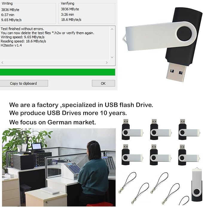 lcwamy 4GB Flash Drives 50 Pack USB Drives Bulk USB Flash Drive 50 Pack Flash Drive Bulk Thumb Drive CupShadow (Black, No Logo 4GB 50PCS)