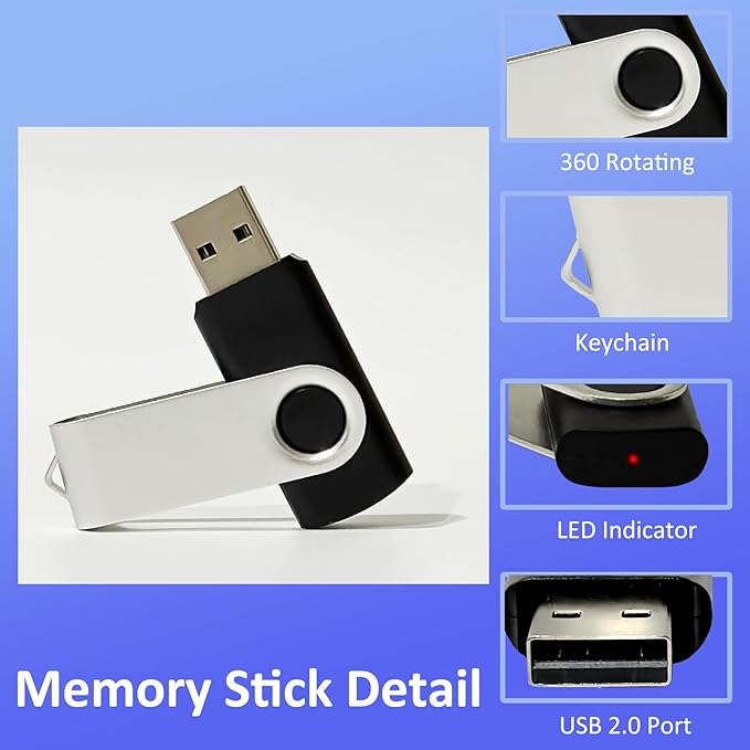 Thumb Drive 4GB FAT32 USB Flash Drives 20 Pack 4 GB USB 2.0 Jump Drives Multipack Flash Memory Stick Zip Drive Pendrive 20Pack with 20PCS Lanyards Label (Green Sliver 4gig)