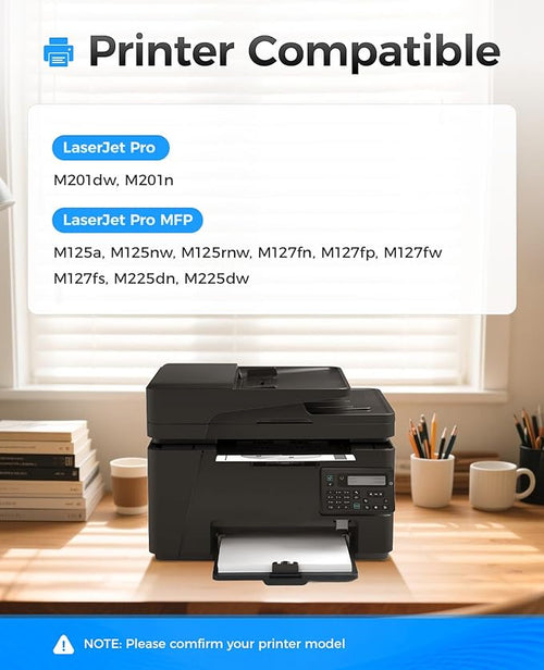 83A Black Toner Cartridge 2-Pack High Yield Replacement for HP 83A CF283A Compatible with LaserJet Pro MFP M125a M125nw M125rnw M127fn M127fp M127fw M127fs M201dw M201n M225dn M225dw Printer Ink Copy