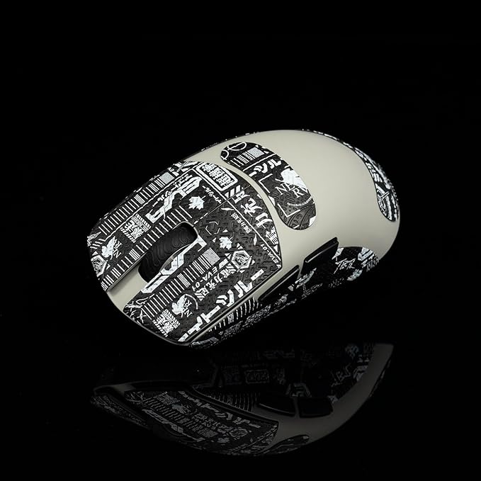 Grip Tape for Lamzu Atlantis Maya - Anti-Slip,Enhanced Control, Sweat Resistance,Improves FPS Gaming Grip & Mouse Protection [Pre-Cut] EVA Black 0.5mm