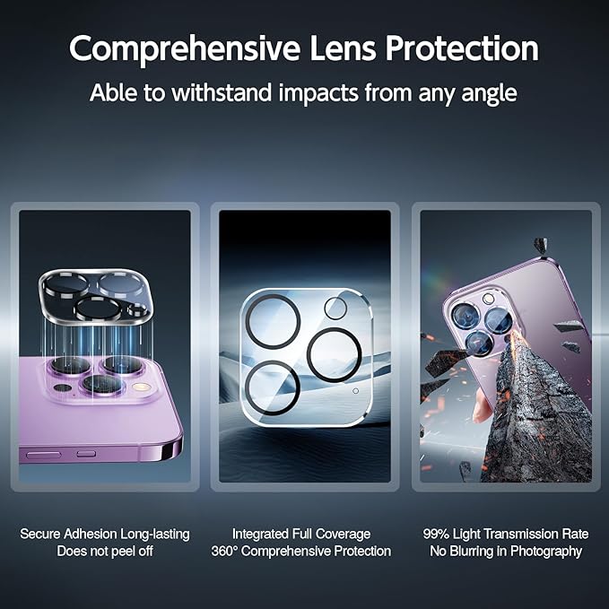 SMARTDEVIL 2+2Pack Privacy Screen Protector for iPhone 14 with Camera Lens Protector,Shatterproof Tempered Glass [True 28°Anti Spy] [9H Hardness] [Automatic Dust-Elimination Install] [Bubble Free]