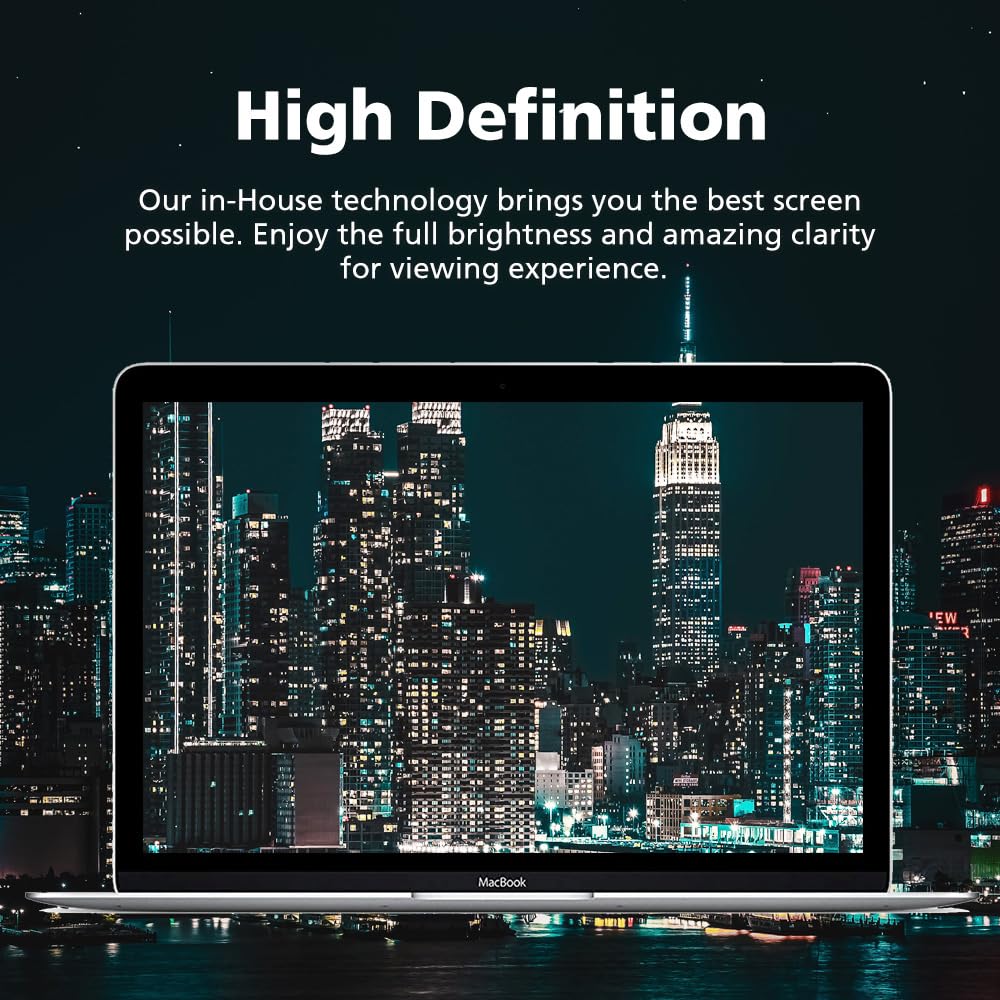 Diacube Magnetic Privacy Screen Protector for MacBook Pro 15" (2017-2019), Removable Anti Glare Anti Blue Light Anti Spy Screen Filter