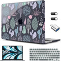 CISSOOK Laptop Hard Shell Case for MacBook Air 13.6 Inch Case 2025 2024 2022 Release Model A3240 A3113 A2681 Cute Cacti Shell with Keyboard Cover for MacBook Air 13-inch M4 M3 M2 Chip, Cactus