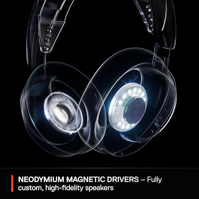 SteelSeries Arctis Nova 3X Wireless Multi-Platform Gaming Headset — Mobile App Control — 40 HR Battery — Neodymium Magnetic Drivers — 2.4GHz/Bluetooth — Xbox, PS5, PC, Switch, Mobile — White