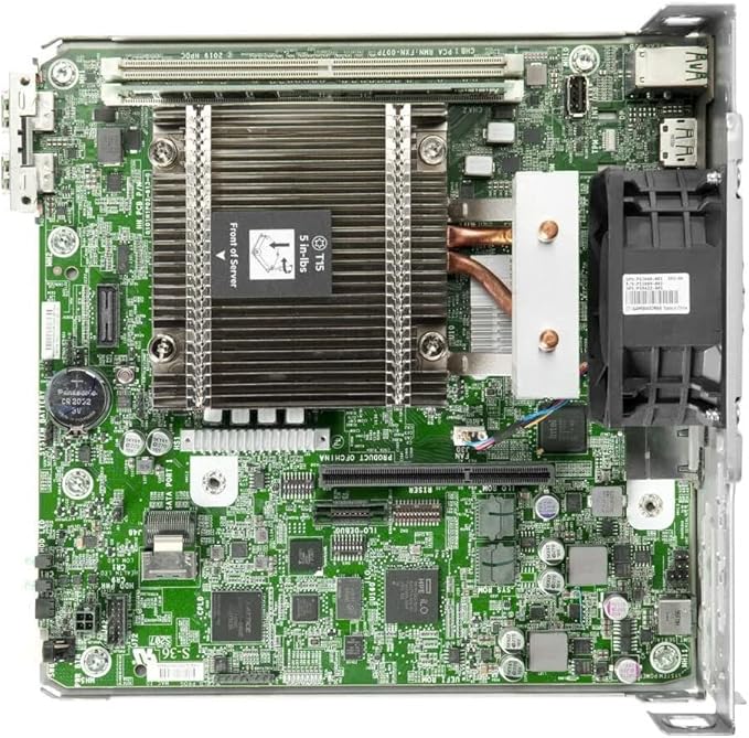 Hewlett Packard Enterprise HPE ProLiant MicroServer Gen10 Plus v2 Ultra Micro Tower Server, Xeon E-2314 4-Core 2.8GHz, 32GB DDR4 Memory, 8TB SSD Storage, iLo, Windows Server 2022 Standard