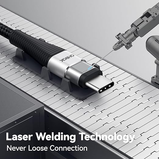Extra Long USB C to USB C Cable 15FT 100W, USB C Charger Cable Fast Charging Cord Braided, Type C Cable for iPhone 16 15/15Plus/15Pro/Max, MacBook Pro/Air, iPad Pro/Air/Mini,Samsung,Pixel,Laptop