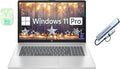HP 17.3" Business Laptop Computer, 32GB RAM 1.2TB Storage (1TB SSD+256GB Docking Station Set), 10-Core Intel Core i5, Windows 11 Pro & Microsoft Office Included, Fingerprint Reader, PLUSERA Earphones