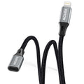 AGVEE 6.6ft Lightning Extension Cable
