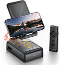 Cell Phone Stand with Bluetooth Speaker and Remote Control(Video Control/Camera Control),Birthday Gift, Portable Bluetooth Speaker for Home and Outdoors, All Day Playtime, Compatible with iOS/Android