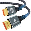8K 4K HDMI Cable 3.3FT, High Speed Braided HDMI to HDMI 2.1 Cord Supports 8K@60Hz, 4K@120Hz 144Hz 48Gbps Compatible with Roku TV/PS5/HDTV/Blu-ray
