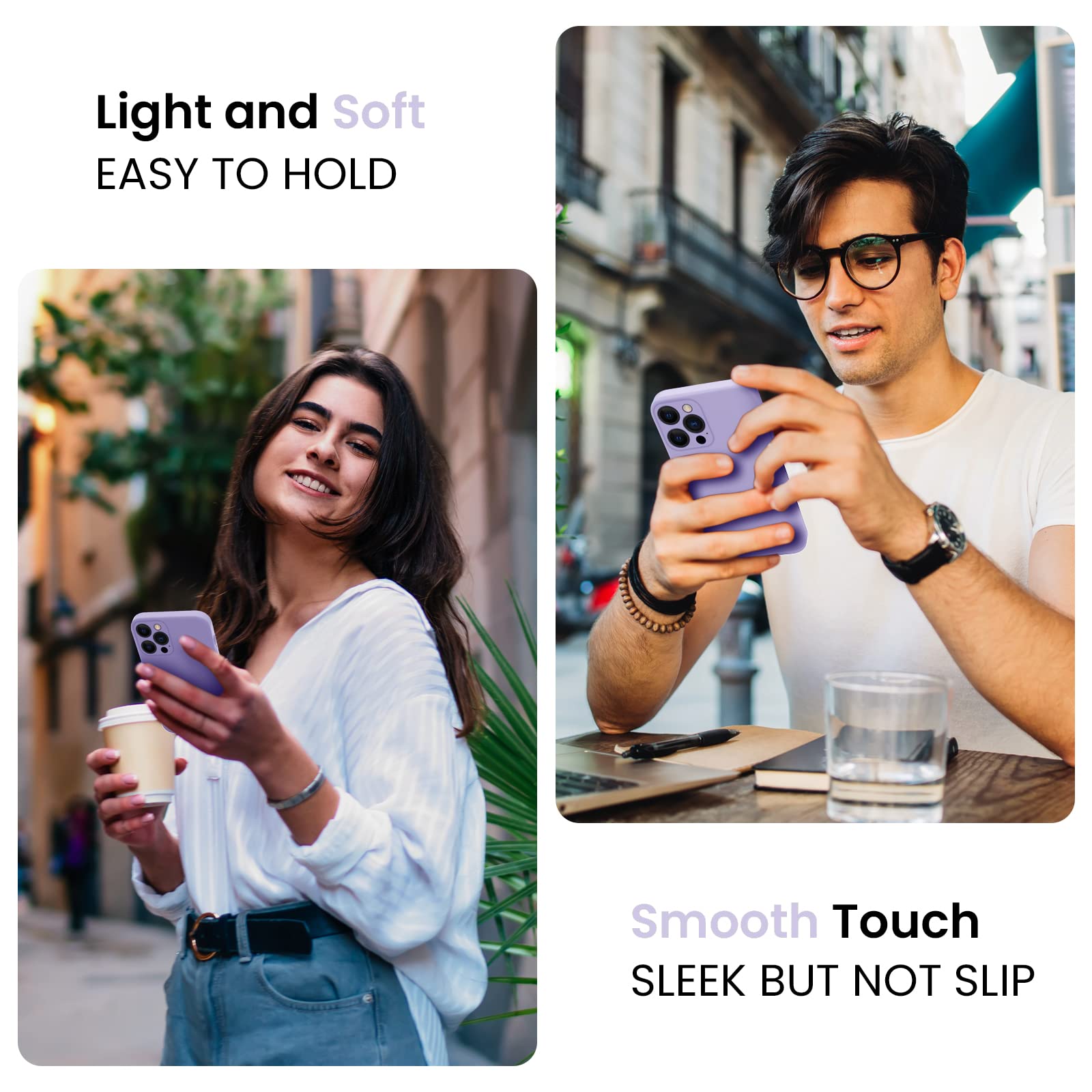 FireNova Designed for iPhone 15 Pro Case, 6.1", Clove Purple