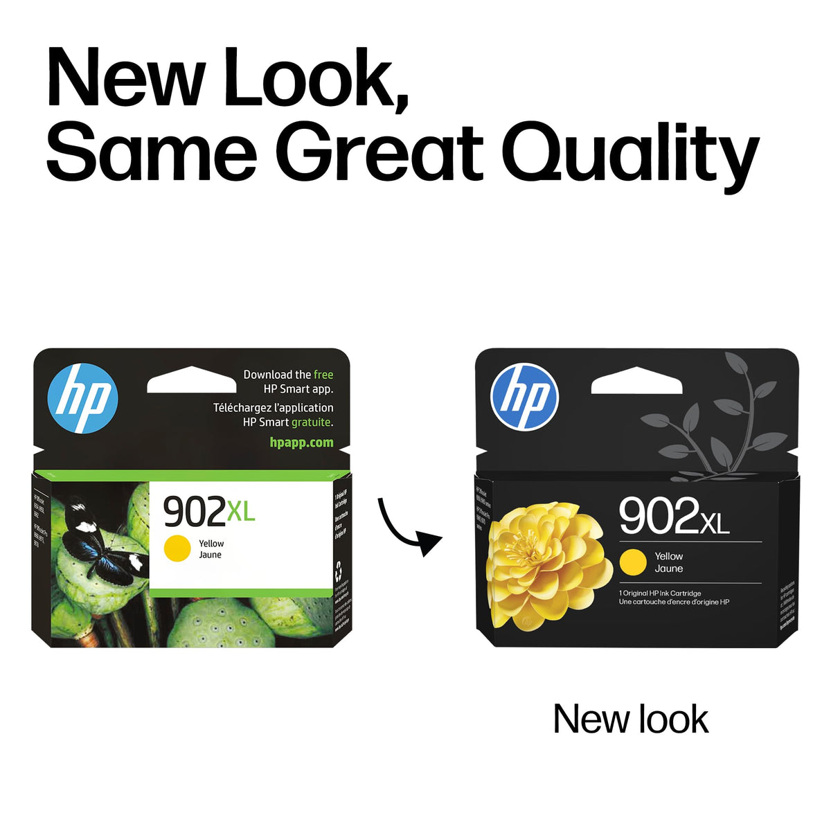 HP 902XL Yellow High-Yield Ink Cartridge | Works with OfficeJet 6950, 6960, Pro 6960, 6970 Series | T6L86AN