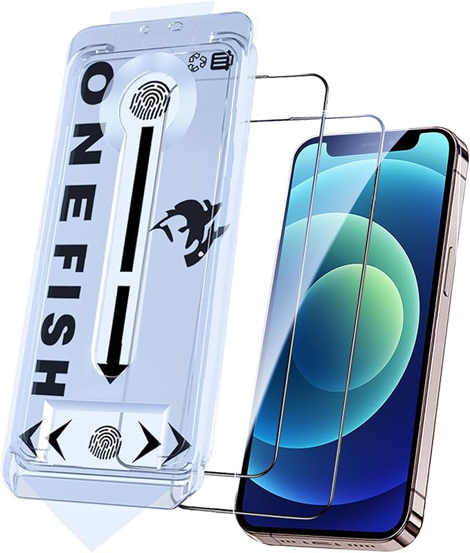 OneFish Privacy Screen Protector for iphone 11 Pro Max/Xs Max, Anti-Spy Tempered Glass Private,Edge Protection Screen Protector with Installation Frame,9H Glass Scratch Resistant
