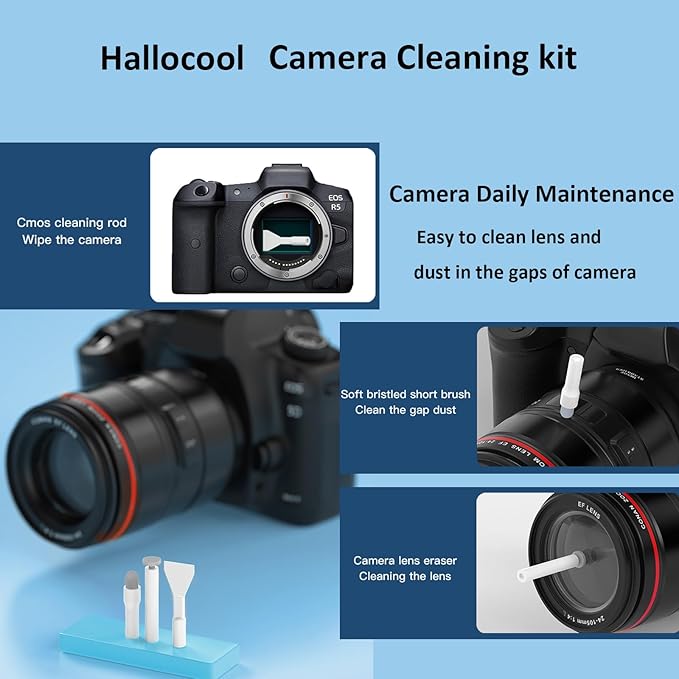 32 in 1 Multi-Functional Cleaning Kit for Electronics Devices, Mobile Phones, Computer, Monitor, Earbuds, Headphones, Laptop, Camera, Lens Portable White Electronic Cleaning Kit (Black)