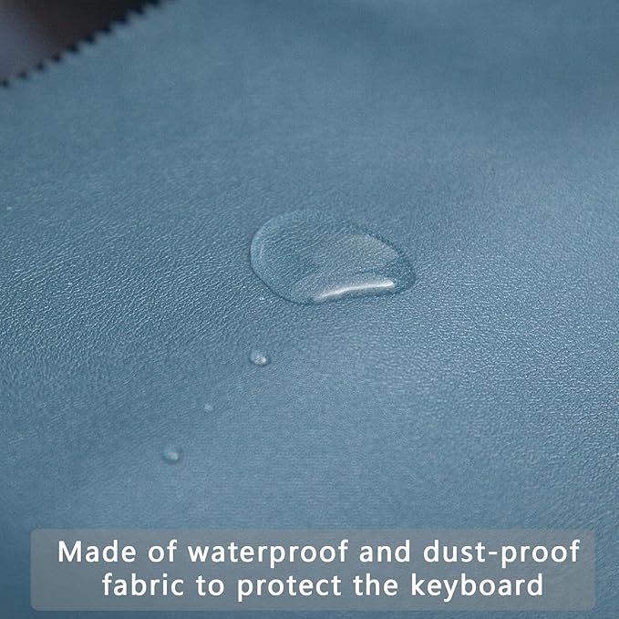 Keyboard Piano Cover, Digital Piano Dust Cover, Light Luxury Soft and Premium Surface, Thickening Electronic Organ Covering Keyboard Update Encasement (Blue)