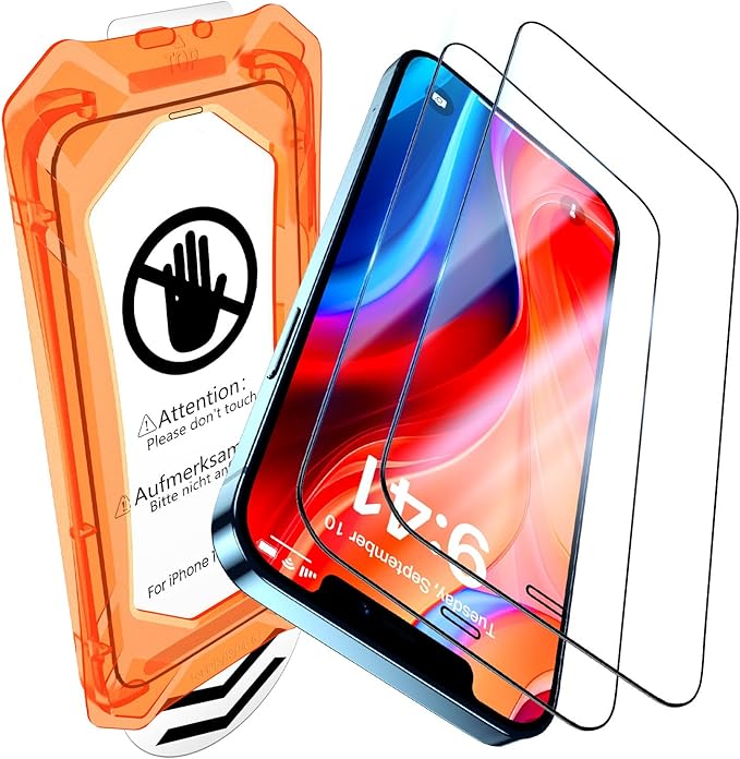UniqueMe 2 Packs for iPhone 16 Pro Privacy Screen Protector
