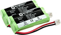 Synergy Digital Cordless Phone Batteries - Replacement for AT&T BT8001, BT8300, BT184342, BT284342 Cordless Phone Batteries (Set of 2)
