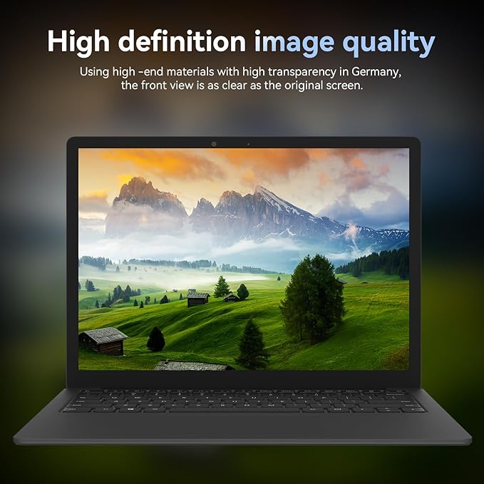 360° Laptop Privacy Screen 14 Inch for 16:10 Computer, 14" Monitor 4 Way Privacy Anti Glare Protector Blue Light Filter Shield Film Compatible with Lenovo/Hp/Dell/Acer/Asus/Thinkpad/Envy/Toshiba