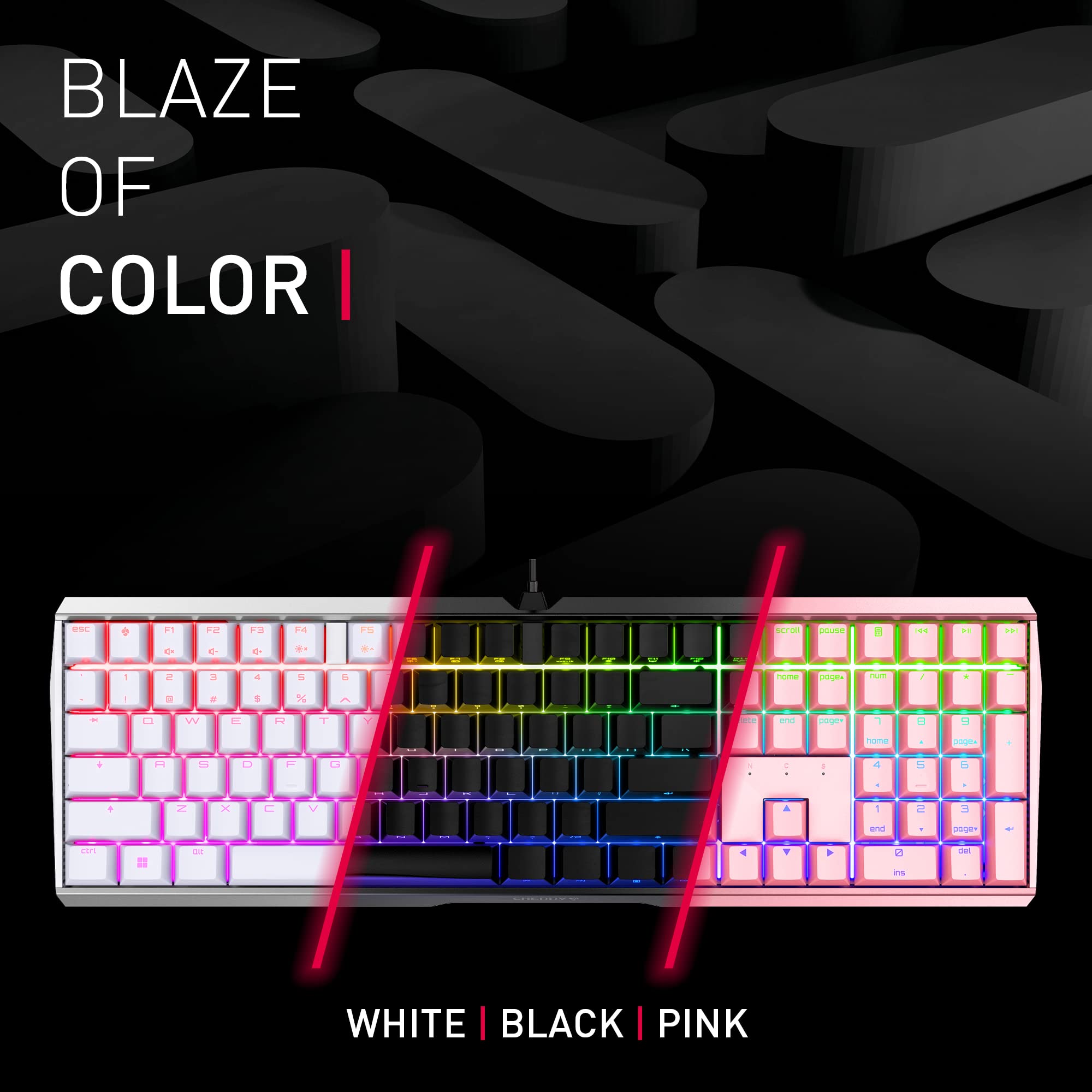 Cherry MX 3.0S Wired Mechanical Gaming Keyboard MX Brown Switches