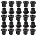 25 pcs 3/8" Drill Hole，3/16" ID Black Silicone Top hat Rubber Grommets for Wiring，Automotive，Firewall，Hole Plug，Desk，Screw，Water and Gas Pipe，Drain，House Siding，Cable Bushing，Glass，Wire Plug
