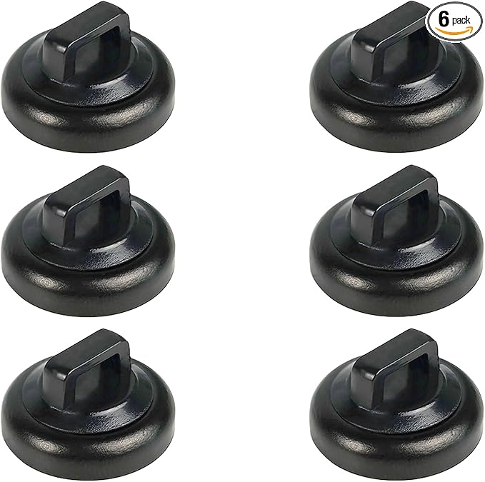 Magnet Zip Tie Mount Magnetic Zip Ties Mount Clips Base Holder Strong Multipurpose Wire Cable Holder Mount Wire Clips Management for Home Office Marine Electrical Wiring (6 Pcs, D19 Small)