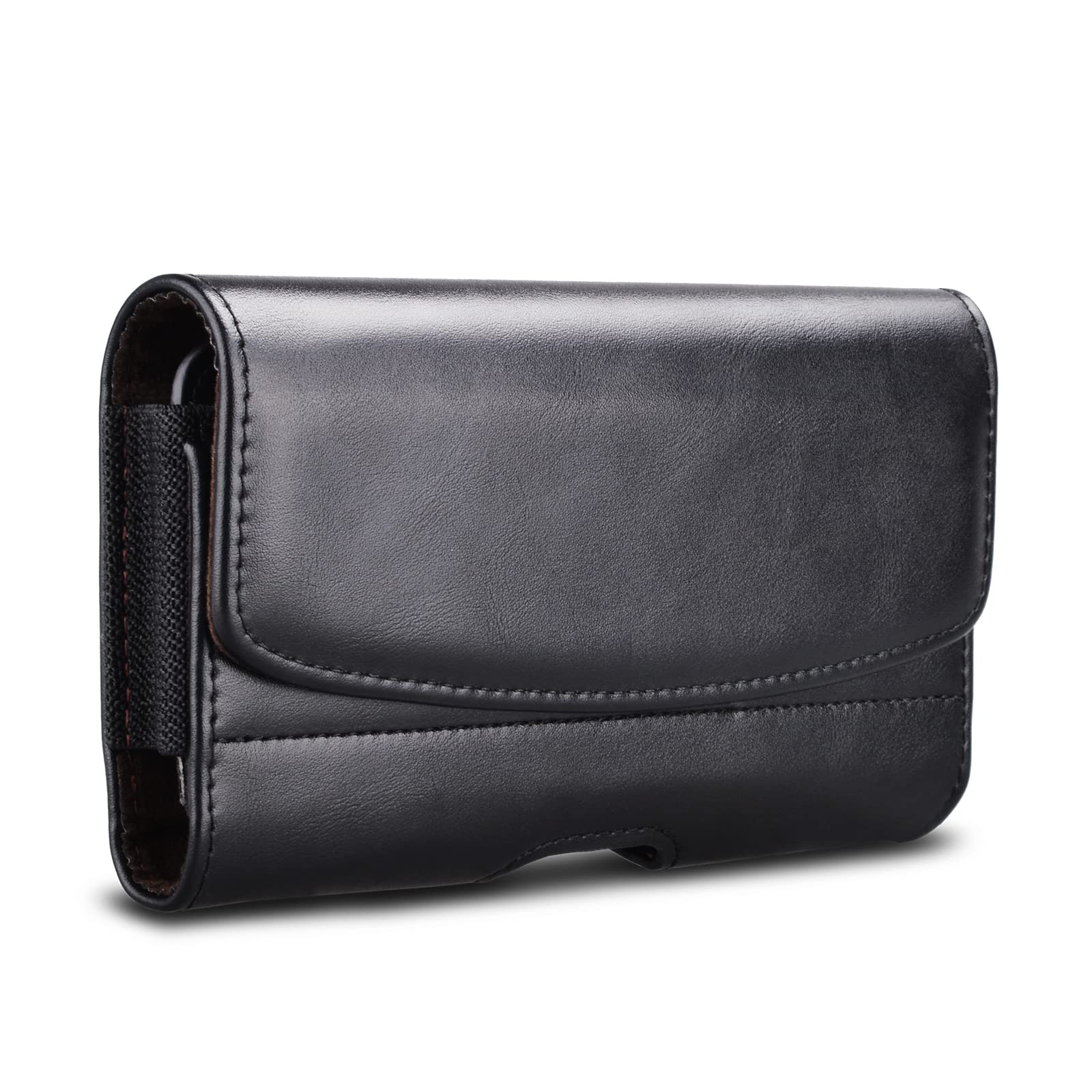 Tiflook Phone Holster for Samsung Galaxy S26 Ultra S25 FE S24 S23 S22 S21 S20 A37 5G A17 A36 A16 A55 A35 A15 A26 A56 Note 20 10 PU Leather Cell Phone Pouch with Belt Clip Loop Card Holder,Black