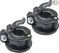 MAXRICH T Barbell Clamp 1 inch Multiple Sizes & Adjustable Weight Clips for Barbell Quick Release Barbell Clips|Barbell Collar Bar Locks for Weight Lifting (Black)