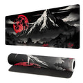 Extended Gaming Mouse Pad, Large Desk Mat XL Anime Mouse Pad Waterproof with Stitched Edges, Non-Slip Desktop Pad for Home and Office, Level Up Your 31.5x11.8 Inch (Snow Mountain)