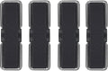 Cell Phone Holder for Hand, CISID Phone Finger Holder Loop Strap Grip with Stand for Phone Suitable for iPhone Samsung and Most Smartphones(Black Black Black Black 4PCS)