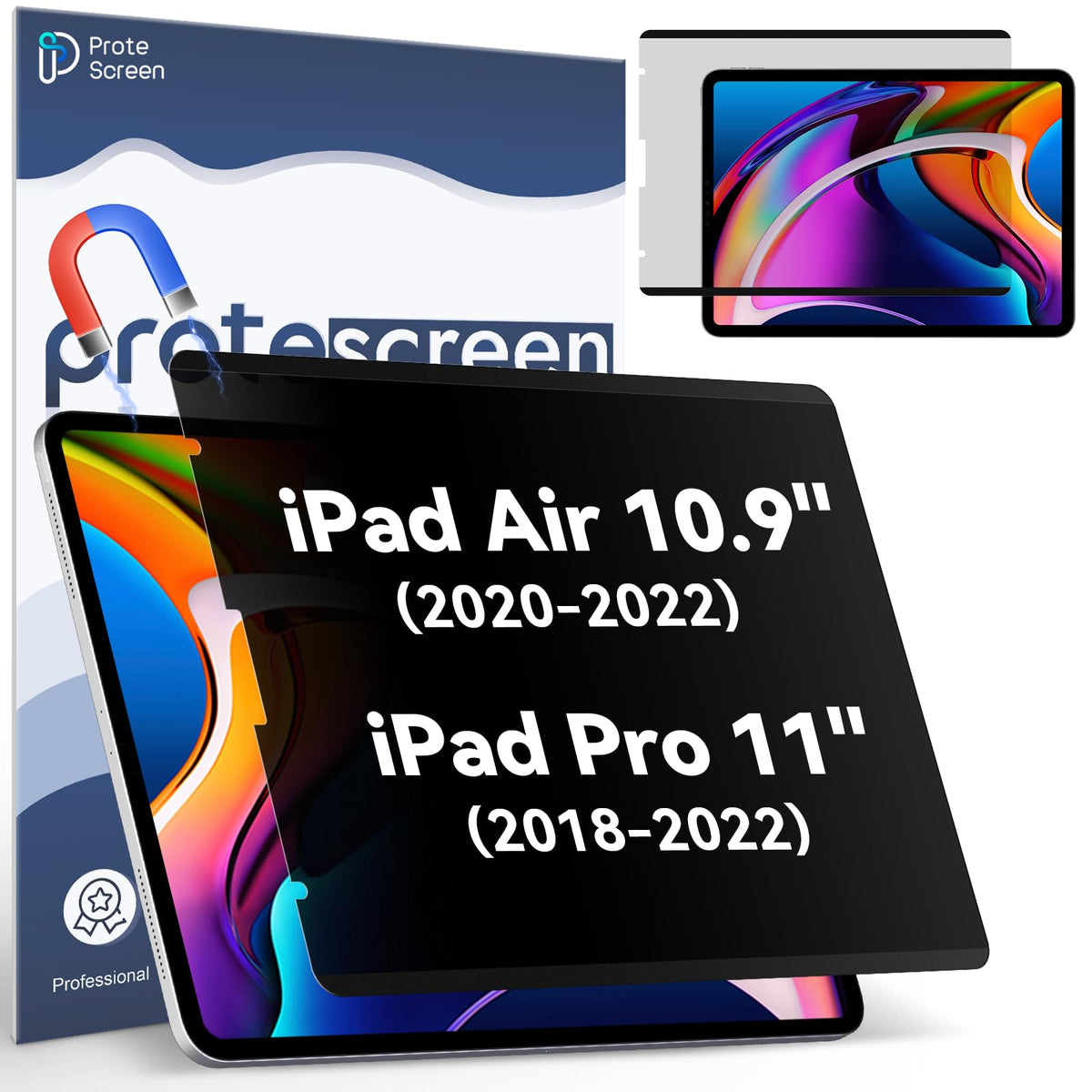 13.3 Inch Laptop Privacy Screen Compatible with Lenovo Hp Dell Acer Asus Thinkpad Envy Xps, 16:10 Aspect Removable Anti Glare Blue Light Filter Protector,13 in Computer Monitor Privacy Shield