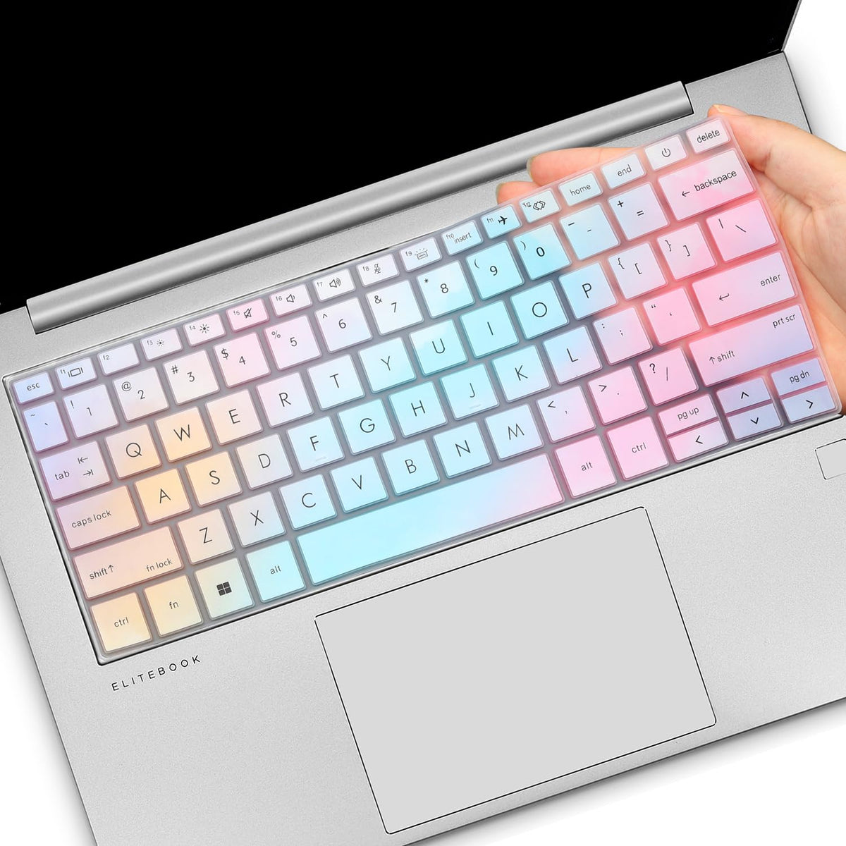 Colorful Keyboard Cover for HP EliteBook 830 835 840 845 1040 G9 G10 2025 2024 2023 2022 13.3 14 inch Laptop Accessories Keyboard Protective Skin (Not fit The 830/840/845/1040 G11 G8 G7 G6 G5 G4 G3)