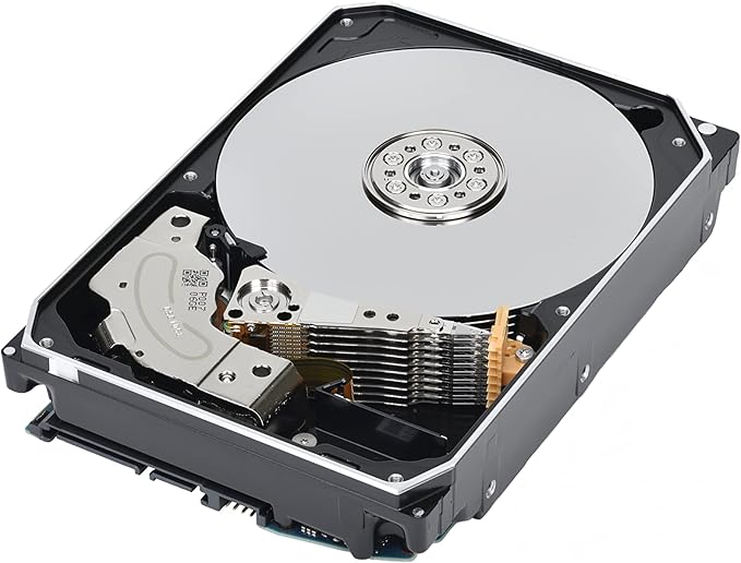 Toshiba N300 PRO 16TB Large-Sized Business NAS (up to 24 bays) 3.5-Inch Internal Hard Drive - Up to 300 TB/year Workload Rate CMR SATA 6 GB/s 7200 RPM 512 MB Cache - HDWG51GXZSTB
