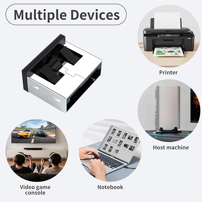 100PCS USB Metal Port Lock Blocker with 10 Keys - Secure USB-A Port Protector for PC/Laptop, Anti-Theft Data Security Lock, Dust & Moisture Proof Cover, Removable Type-A Connector Black