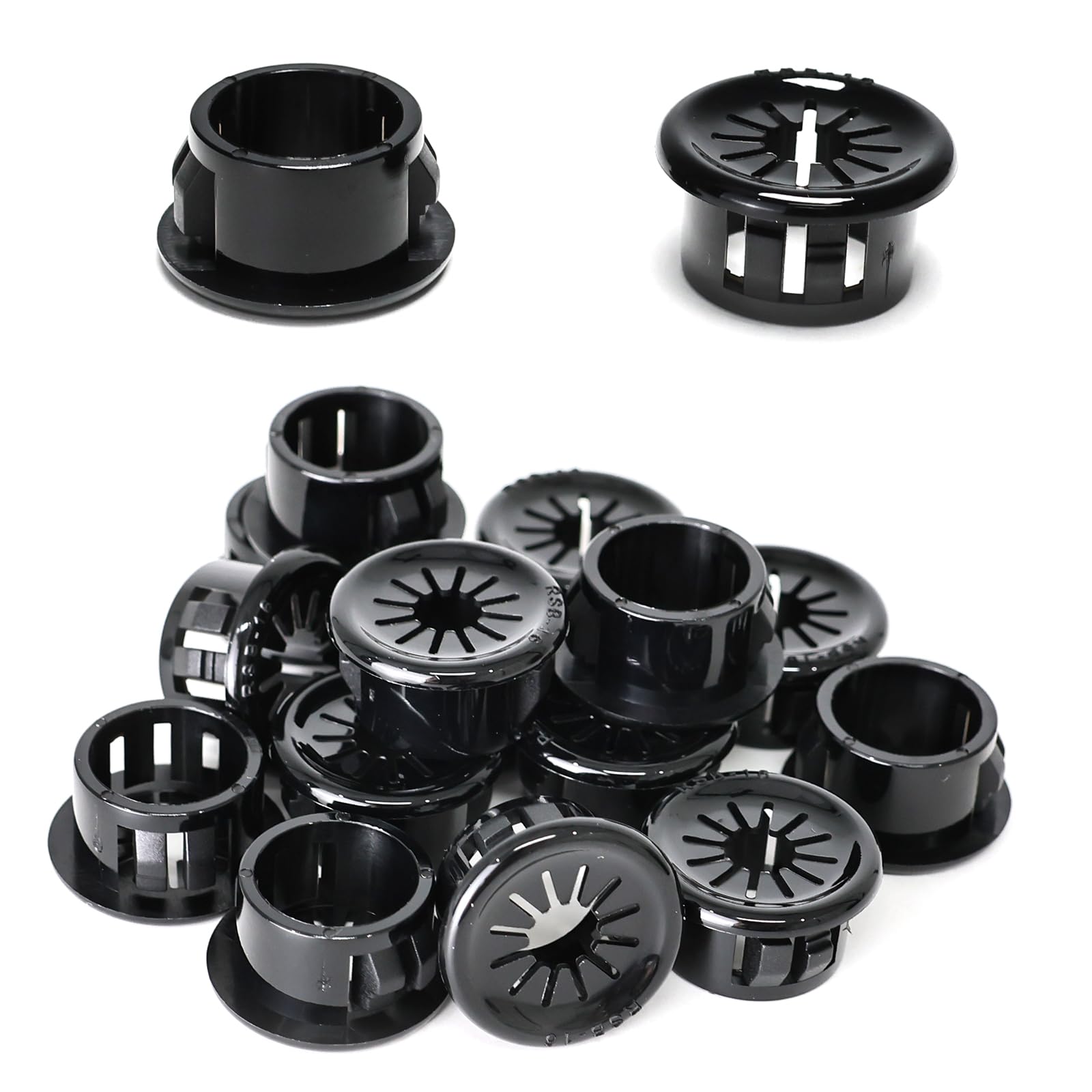BOPOREAE Cable Grommet, Snap Bushing 5/8" (16 mm) Mounting Diameter