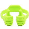 Honsky Cell Phone Stand Holder, Thumbs Up Lazy Phone Stand, Universal Adjustable Flexible, Cute Perfect Valentine's Day Gifts for Him/Her,Gifts for Couples, Compatible with Cell Phones & Tablets,Green