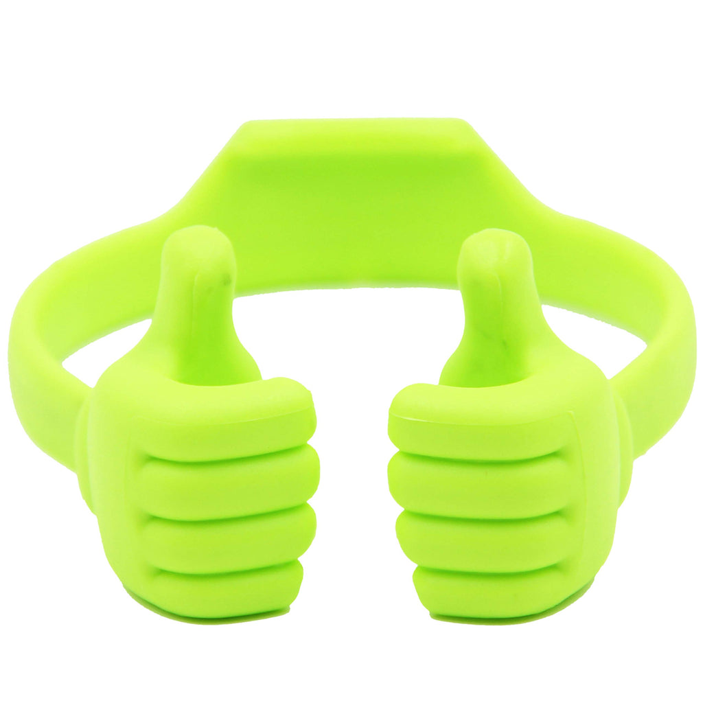 Honsky Cell Phone Stand Holder, Thumbs Up Lazy Phone Stand, Universal Adjustable Flexible, Cute Perfect Valentine's Day Gifts for Him/Her,Gifts for Couples, Compatible with Cell Phones & Tablets,Green
