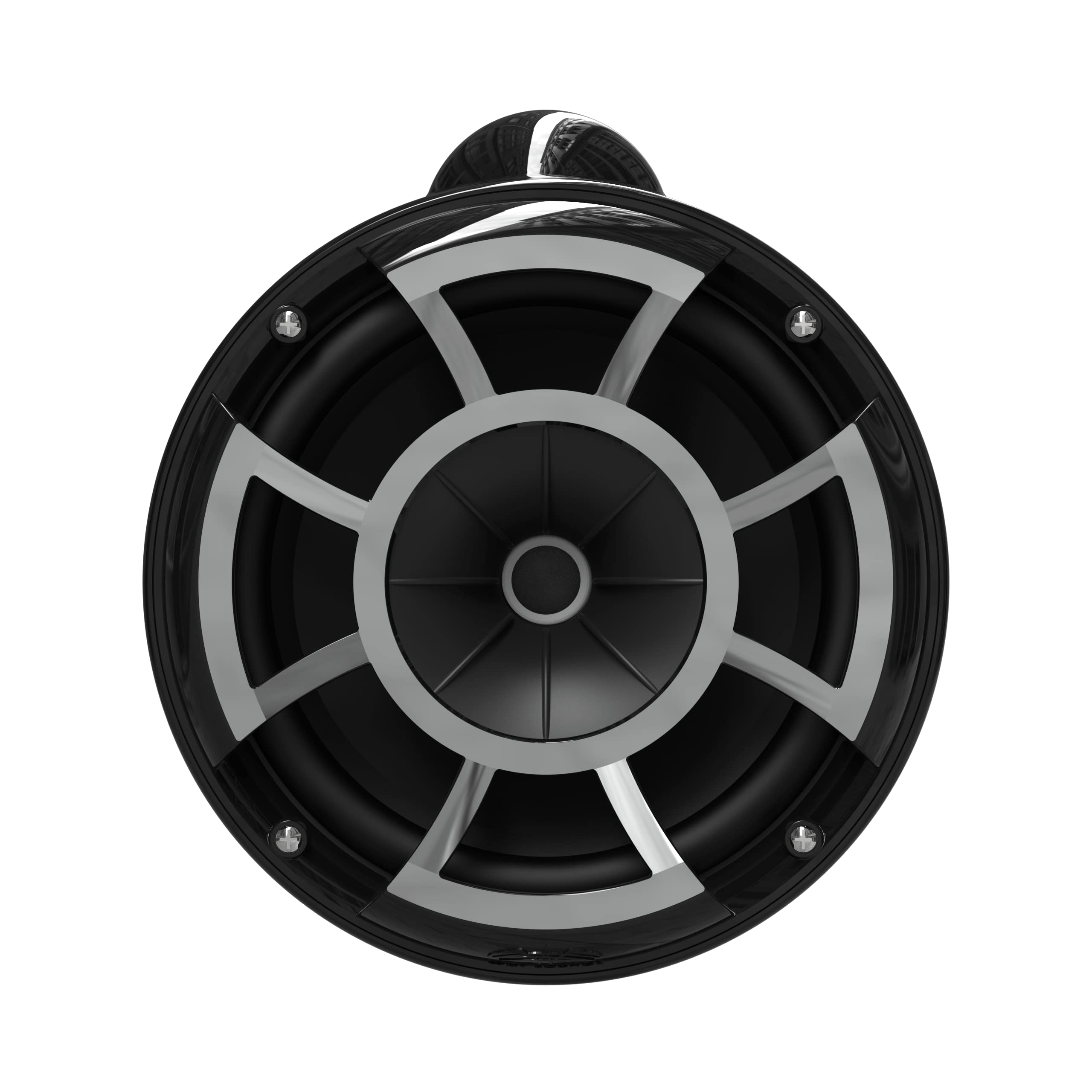 wet sounds Rev 8 Black V2 Revolution Series 8" Black Tower Speakers w/Swivel Clamp Base Mount