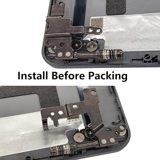 Replacement LCD Cover Back With Hings Front Bezel With Hinges Cap for Lenovo Ideapad 1-15ADA7 82R1, 1 15AMN7 82VG, 1 15ALC7 82R4 Series Laptop Rear Case Top Lid 5CB1M48453 5CB1F36621 5CB1F36618