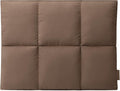 Comfyable Puffy Laptop Sleeve 15 Inch 16 Inch, Quilted Puffer Laptop Carrying Case, Pillow Pouch Compatible for MacBook Air 15 in M4 2025 & MacBook Pro 16 in M4 2024, Mocha Brown