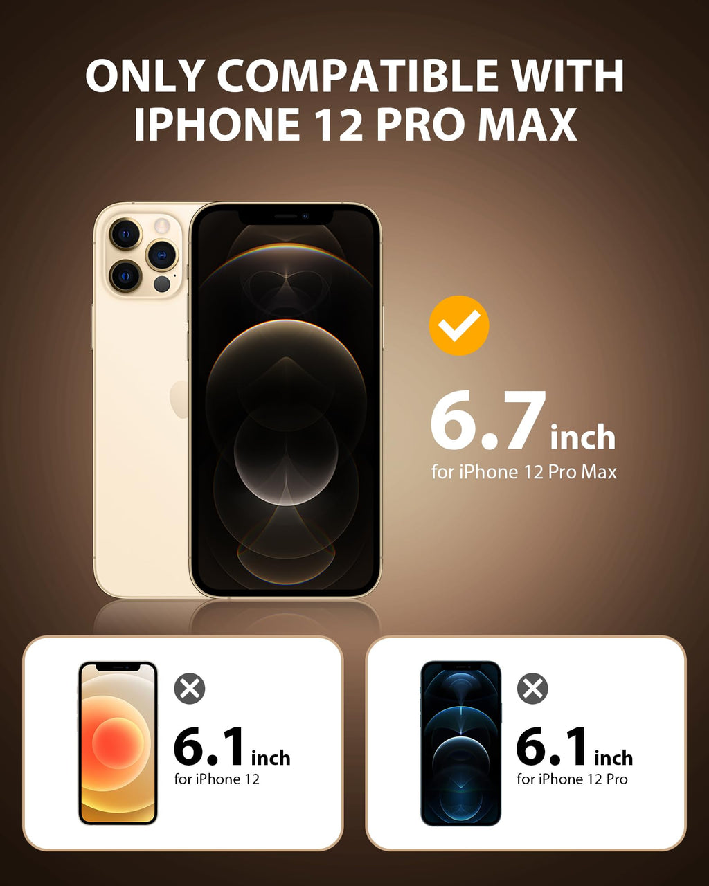 PDDKISS Compatible for iPhone 12 Pro Max Privacy Screen Protector 6.7 Inch, Purple Gradient Colorful Anti Spy Anti Blue Light HD Screen Protector Tempered Glass Easy Installation