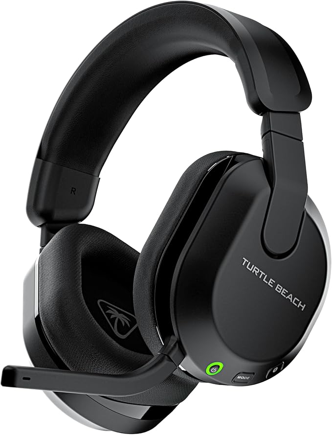 Turtle Beach Stealth 600 Wireless Multiplatform Amplified Gaming Headset for PC, PS5, PS4, & Mobile – Bluetooth, 80-Hr Battery, Noise-Cancelling Flip-to-Mute Mic, Waves 3D Audio –Black
