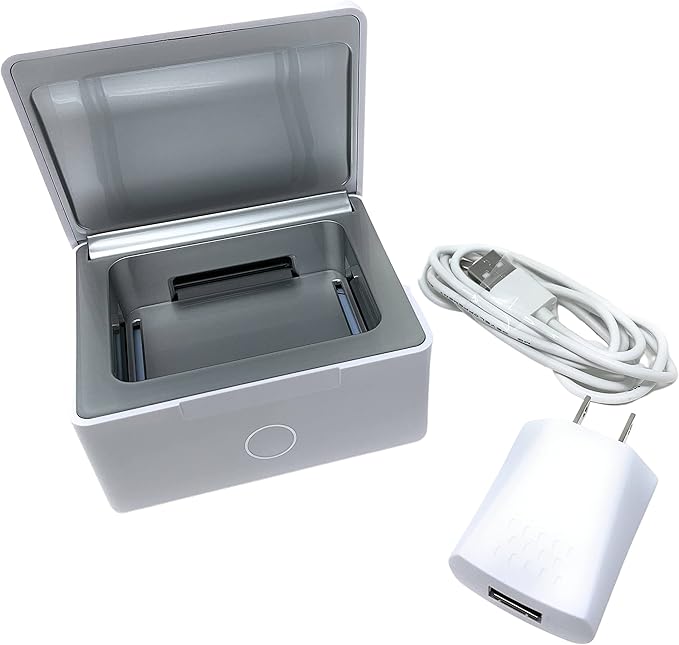 PerfectDry LUX | World's Fastest Hearing Aid Dryer, Dehumidifier Accessory | UV-C Ultraviolet Light Box Kit | Removes Sweat & Moisture from Hearing Aids, Airpods, Wireless Earbuds, Ear Amplifiers