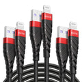 OIITH Apple MFi Certified iPhone Charger Cable 3 Pack 6 Ft, Long Lightning Charging Cord, Fast 2.4A iPhone USB Cord Compatible with iPhone12/11/XS/Max/XR/X/8/8P/7P/6
