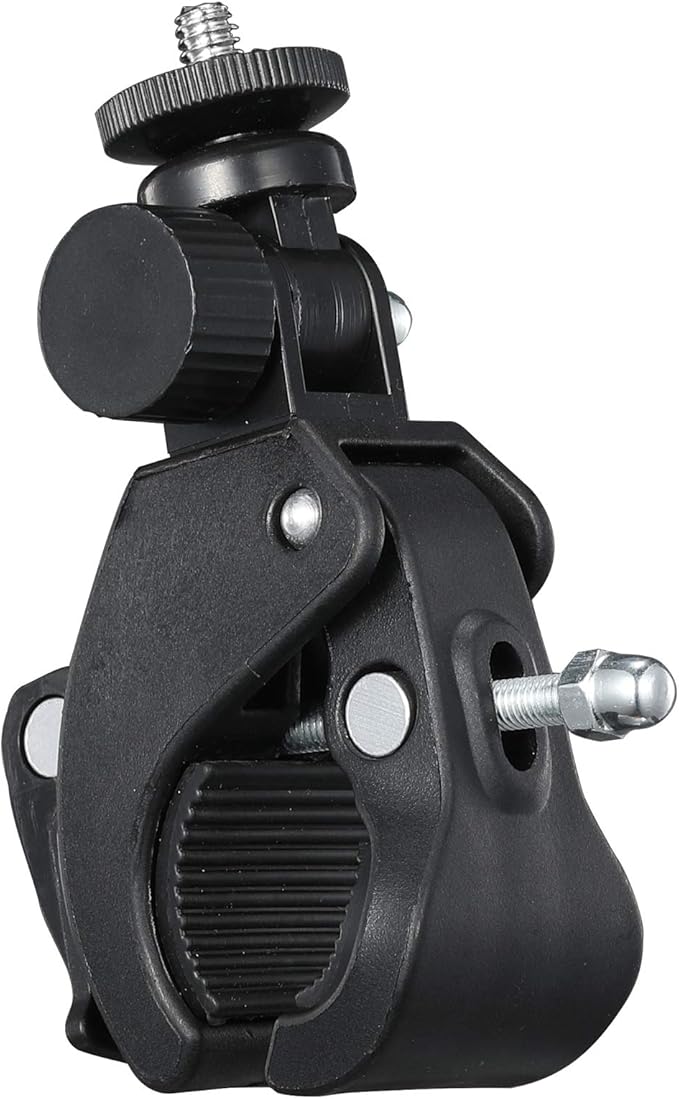 Camera Super Clamp with 1/4"- 20 Threaded Head Compatible for LCD Monitor,DSLR Cameras,DV,Flash Light,Studio Backdrop,Bike, Microphone Stands, Music Stands,Tripod, Motorcycle,Rod Bar