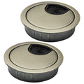 EASYEAH 2 Pcs Desk Grommet 2-1/16" / 53 mm, Zinc Alloy Desk Cord Hole Cover