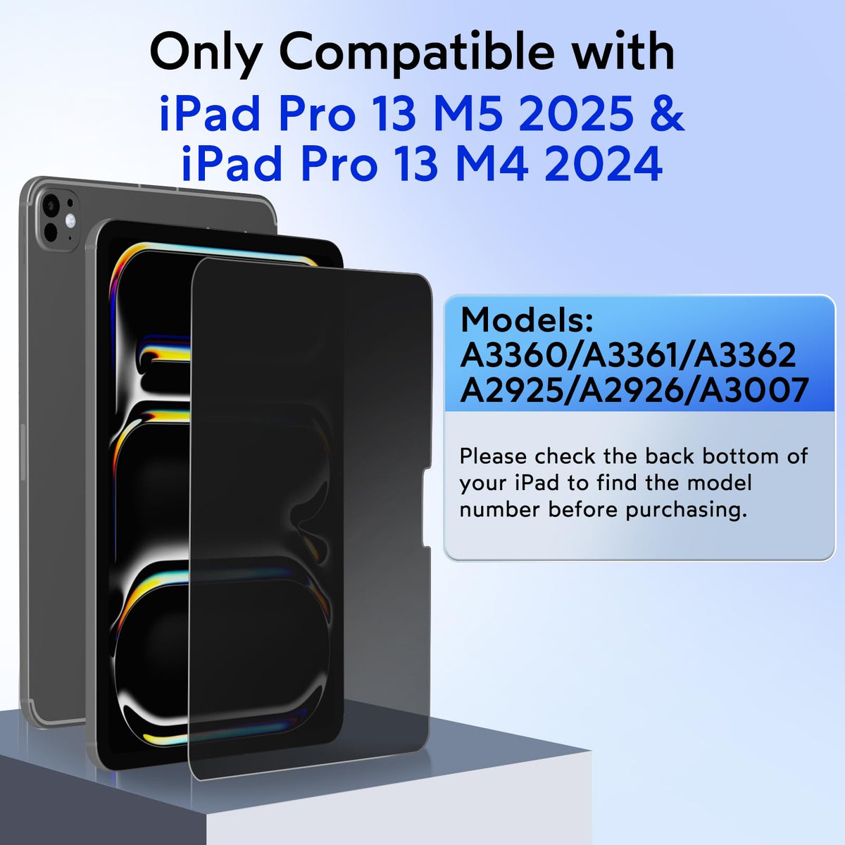 MOBDIK Privacy Screen Protector for iPad A16 11th 2025 & iPad 10th Gen 2022