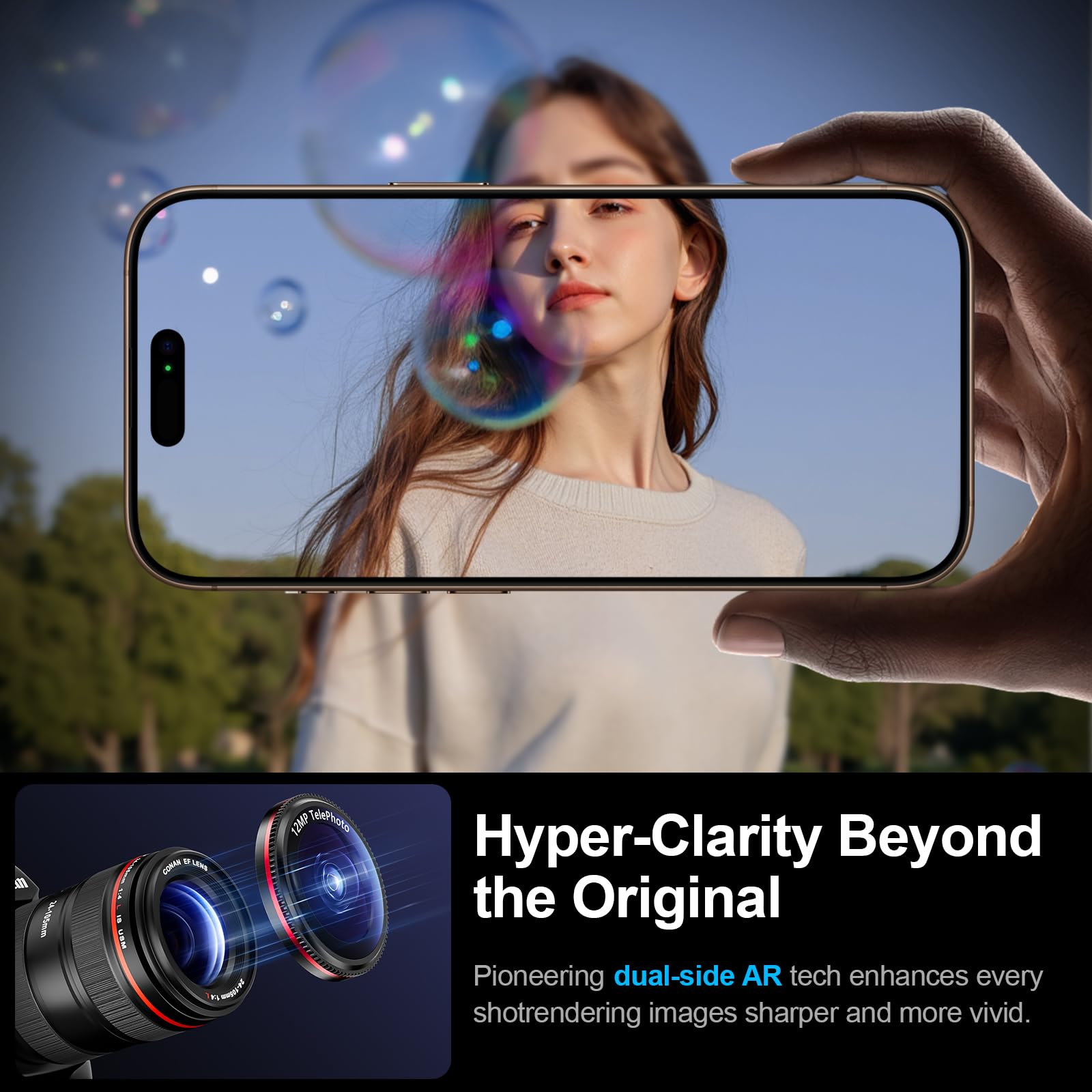 X-it 2-Pack Camera Lens Protector for iPhone 17/16/15/14 Pro Max&17/16/15/14 Pro, [Shatterproof & Impact Resistant] 9H High-Alumina Tempered Glass, Anti-Scratch, Dustproof, Strong Adsorption, Case Friendly, Ultra HD Clear
